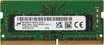 Память DDR4 8GB 3200MHz Crucial CT8G4SFS832A OEM PC4-25600 CL22 SO-DIMM 260-pin 1.2В single rank OEM - купить недорого с доставкой в интернет-магазине