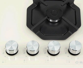 Газовая варочная поверхность Maunfeld EGHG.64.23CBG/G бежевый - купить недорого с доставкой в интернет-магазине