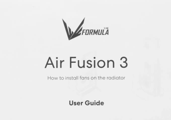 Вентилятор для корпуса Formula Air Fusion 3 Wh ARGB 360х120x28 белый 4-pin 34.95дБ Ret - купить недорого с доставкой в интернет-магазине