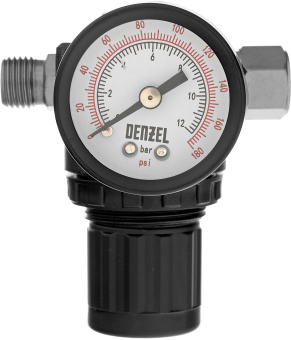 Регулятор давления для компрессоров Denzel R1500 1500л/мин черный - купить недорого с доставкой в интернет-магазине