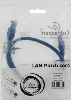 Патч-корд Premier PP6U-0.5M/B 10000Гбит/с UTP 4 пары cat.6 CCA molded 0.5м синий RJ-45 (m)-RJ-45 (m) - купить недорого с доставкой в интернет-магазине