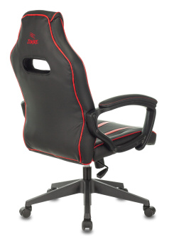 Кресло игровое Zombie A3 черный/красный эко.кожа крестов. пластик - купить недорого с доставкой в интернет-магазине