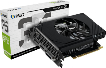 Видеокарта Palit PCI-E 4.0 RTX3050 STORMX NVIDIA GeForce RTX 3050 6Gb 96bit GDDR6 1042/14000 DVIx1 HDMIx1 DPx1 HDCP Ret - цена, купить или заказать с доставкой в интернет-магазине Видеокарта Palit PCI-E 4.0 RTX3050 STORMX NVIDIA GeForce RTX 3050 6Gb 96bit GDDR6 1042/14000 DVIx1 HDMIx1 DPx1 HDCP Ret - купить недорого с доставкой в интернет-магазине
