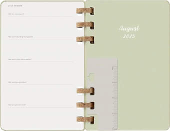 Еженедельник Moleskine ACADEMIC SPIRAL DHSPK5212AMWH3 Large 150х210мм 200стр. кремовые страницы спираль киви - купить недорого с доставкой в интернет-магазине