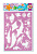 Шаблон чертежный Koh-I-Noor 9820003001PS пластик 265х187мм прозрачный/фиолетовый 1:1 фигурная блистер (упак.:1шт)