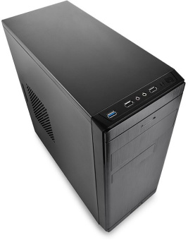 Корпус Deepcool Wave V2 черный без БП mATX 2x120mm 1xUSB2.0 1xUSB3.0 audio - купить недорого с доставкой в интернет-магазине