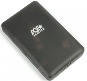 Внешний корпус для HDD/SSD AgeStar 3UBCP3 SATA USB3.0 пластик черный 2.5" - купить недорого с доставкой в интернет-магазине