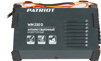 Сварочный аппарат Patriot WM230D инвертор ММА 10.7кВт - купить недорого с доставкой в интернет-магазине