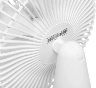 Вентилятор настольный Xiaomi Rechargeable Mini Fan 10Вт скоростей:4 белый - купить недорого с доставкой в интернет-магазине