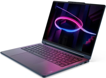 Ноутбук Lenovo Yoga 9 2-in-1 14IPH11 Core Ultra 7 355 32Gb SSD512Gb Intel Graphics 14" OLED Touch 2.8K (2880x1800) Windows 11 Home blue WiFi BT Cam (83SE001RRK) - купить недорого с доставкой в интернет-магазине
