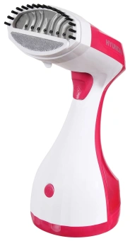 Отпариватель ручной Hyundai H-HS02123 1650Вт белый/вишневый - купить недорого с доставкой в интернет-магазине