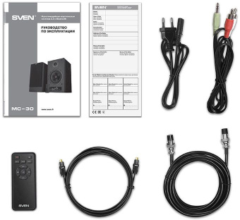 Колонки Sven MC-30 2.0 черный 200Вт BT - купить недорого с доставкой в интернет-магазине