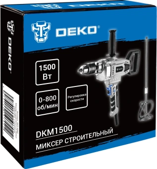 Дрель-миксер Deko DKM1500 1500Вт ключевой реверс (063-4992) - купить недорого с доставкой в интернет-магазине