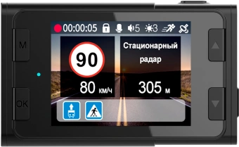 Видеорегистратор Playme Force pro черный 2560x1296 1296p 140гр. GPS MSTAR 8339 - купить недорого с доставкой в интернет-магазине