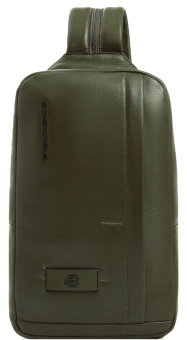 Рюкзак слинг Piquadro Russel CA6764W137/VE2 хаки кожа - купить недорого с доставкой в интернет-магазине