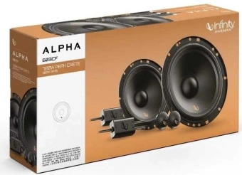 Колонки автомобильные Infinity Alpha 603CF (без решетки) 720Вт 90дБ 4Ом 16.5см (6 1/2дюйм) (ком.:4кол.) компонентные двухполосные - купить недорого с доставкой в интернет-магазине