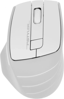 Мышь A4Tech Fstyler FG30S белый/серый оптическая 2000dpi silent беспров. USB 6but (FG30S WHITE) - купить недорого с доставкой в интернет-магазине