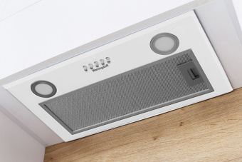 Вытяжка встраиваемая Weissgauff BOX 850 WH белый управление: кнопочное (1 мотор) - купить недорого с доставкой в интернет-магазине