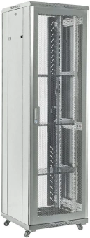 Шкаф серверный Rexant (04-4268-231) напольный 42U 600x800мм пер.дв.перфор. серый - купить недорого с доставкой в интернет-магазине