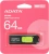 Флеш Диск A-Data 64GB Type-C UC300 ACHO-UC300-64G-RBK/GN USB3.2 черный/зеленый - купить недорого с доставкой в интернет-магазине