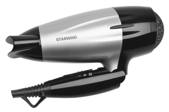 Фен Starwind SHD 6110 2000Вт черный/серебристый - купить недорого с доставкой в интернет-магазине