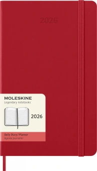 Ежедневник Moleskine CLASSIC Large 130х210мм 400стр. красный - купить недорого с доставкой в интернет-магазине