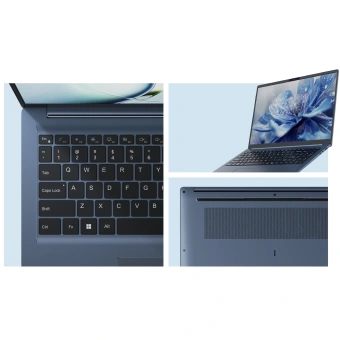 Ноутбук Chuwi Corebook Air Plus 2026 Ryzen 5 6600H 16Gb SSD512Gb AMD Radeon 660M 16" IPS FHD (1920x1200) Windows 11 Home blue WiFi BT Cam 5115mAh - купить недорого с доставкой в интернет-магазине