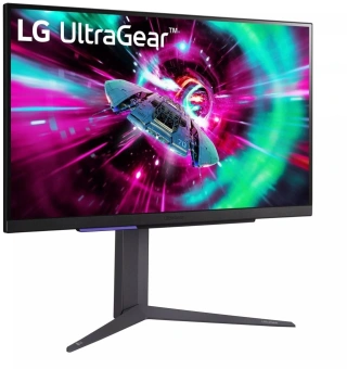 Монитор LG 27" UltraGear 27GR93U-B черный IPS LED 16:9 HDMI матовая HAS 320cd 178гр/178гр 3840x2160 144Hz G-Sync FreeSync Premium DP UHD USB 6.4кг - купить недорого с доставкой в интернет-магазине