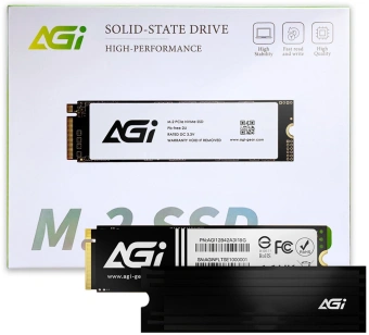 Накопитель SSD AGi PCIe 4.0 x4 2TB AGI2T0G44AI828 AI828 M.2 2280 - купить недорого с доставкой в интернет-магазине