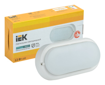 Светильник IEK ДПО4012 12Вт 4000K белый (LDPO0-4012-12-4000-K01) - купить недорого с доставкой в интернет-магазине