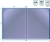Папка с 10 прозр.вклад. Silwerhof Eco A4 пластик 0.5мм синий - купить недорого с доставкой в интернет-магазине