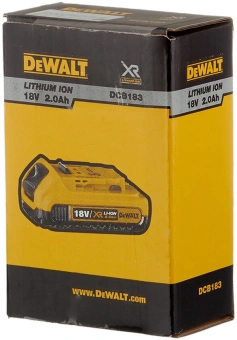 Батарея аккумуляторная DeWalt DCB183-XJ 18В 2Ач Li-Ion - купить недорого с доставкой в интернет-магазине