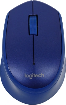 Мышь Logitech M330 Silent Plus синий оптическая 1000dpi silent беспров. USB 2but (910-004925) - купить недорого с доставкой в интернет-магазине