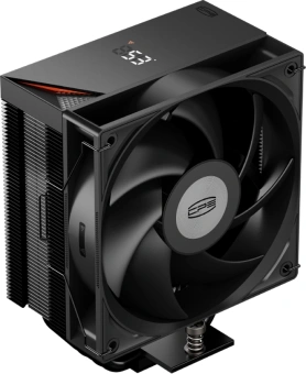 Устройство охлаждения(кулер) PcCooler RT500 Digital Soc-AM5/AM4/1200/1700/1851 черный 4-pin 34.9dB Al+Cu LCD 240W Ret (RT500-BKNWYL-GL) - купить недорого с доставкой в интернет-магазине