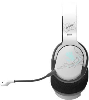 Наушники с микрофоном A4Tech Bloody GR370 белый мониторные BT/Radio/3.5mm оголовье (GR370) - купить недорого с доставкой в интернет-магазине