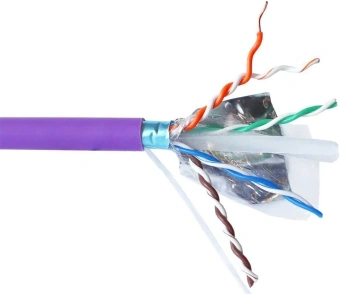 Кабель информационный Lanmaster LAN-6AUMTP-HFLT-VI кат.6A UTP 4 пары 23AWG LSZH внутренний 305м фиолетовый - купить недорого с доставкой в интернет-магазине