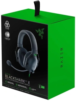 Наушники с микрофоном Razer BlackShark V2 X черный 1.3м мониторные оголовье (RZ04-03240100-R3M1) - купить недорого с доставкой в интернет-магазине