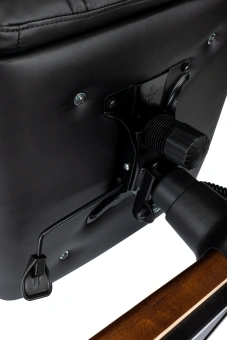 Кресло руководителя Бюрократ T-9932Walnut черный экокожа крестов. металл/дерево - купить недорого с доставкой в интернет-магазине
