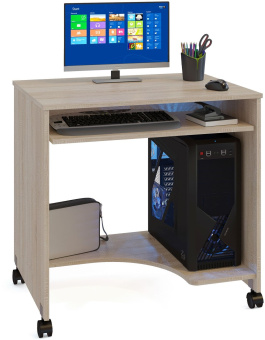 Стол для компьютера Сокол КСТ-15 столешница ЛДСП дуб сонома (КС15ДС5) - купить недорого с доставкой в интернет-магазине