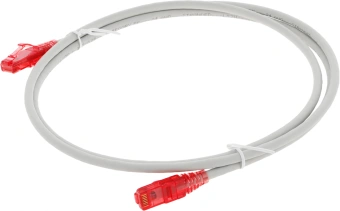 Патч-корд Hyperline PC-LPM-UTP-RJ45-RJ45-C5E-1.5M-LSZH-GY UTP RJ-45 вил.-вилка RJ-45 кат.5E 1.5м серый LSZH 24AWG - купить недорого с доставкой в интернет-магазине