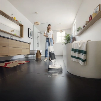 Пылесос паровой Karcher SCV 4 1600Вт белый/черный - купить недорого с доставкой в интернет-магазине