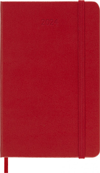 Ежедневник Moleskine CLASSIC Pocket 90x140мм 400стр. красный - купить недорого с доставкой в интернет-магазине