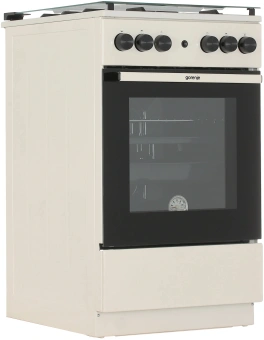 Плита Газовая Gorenje GG5A21BEF бежевый (стеклянная крышка) реш.чугун - купить недорого с доставкой в интернет-магазине