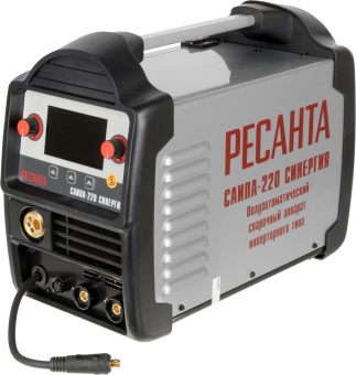 Сварочный аппарат Ресанта САИПА-220 Синергия ММА DC/MIG-MAG/FCAW/TIG 9.2кВт - купить недорого с доставкой в интернет-магазине