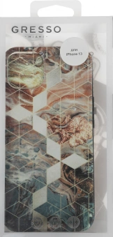 Чехол (клип-кейс) Gresso для iPhone 13 Meridian золотистый/синий (GR17AAAE8888) - купить недорого с доставкой в интернет-магазине
