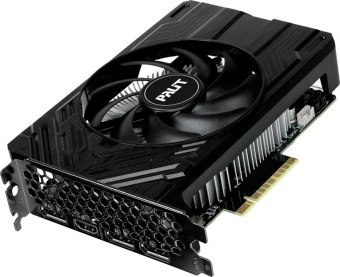 Видеокарта Palit PCI-E 4.0 RTX4060 STORMX NVIDIA GeForce RTX 4060 8Gb 128bit GDDR6 1830/17000 HDMIx1 DPx3 HDCP Ret - купить недорого с доставкой в интернет-магазине