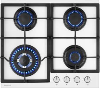 Газовая варочная поверхность Weissgauff HGG 641 WGL белый - купить недорого с доставкой в интернет-магазине