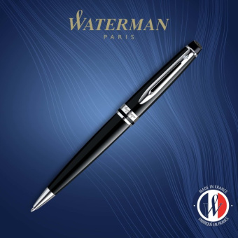 Ручка шариков. Waterman Expert 3 (CWS0951800) Black CT M син. черн. подар.кор. - купить недорого с доставкой в интернет-магазине