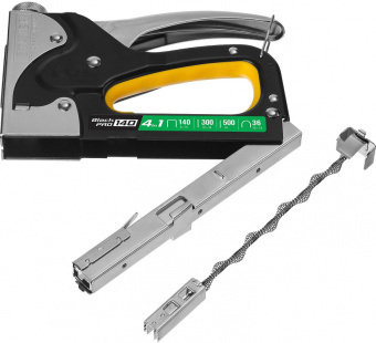 Степлер ручной Stayer BlackPro 140 скобы тип 140(6-14мм)/36(10-14мм)/300(10-14мм)/500(14мм) - купить недорого с доставкой в интернет-магазине