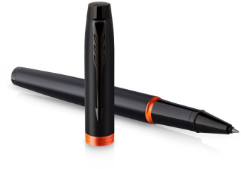 Ручка роллер Parker IM Vibrant Rings T315 (CW2172945) Flame Orange PVD F черн. черн. подар.кор. - купить недорого с доставкой в интернет-магазине